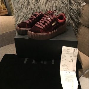 Fenty Puma x Rihanna Velvet Royal Purple Creepers
